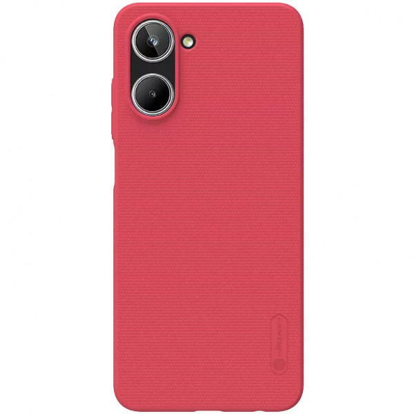 

Матовый чехол Nillkin Super Frosted Shield для Realme 10 4G, красный, Super Frosted Shield