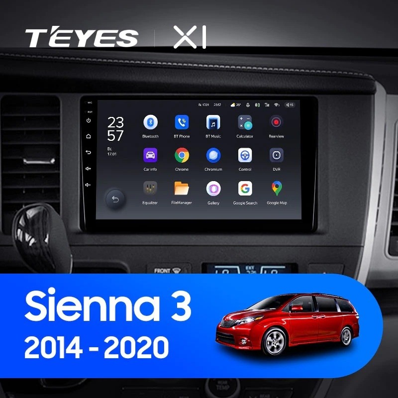 Штатная магнитола Teyes X1 4G 232 Toyota Sienna 3 XL30 2014-2020 2550000₽