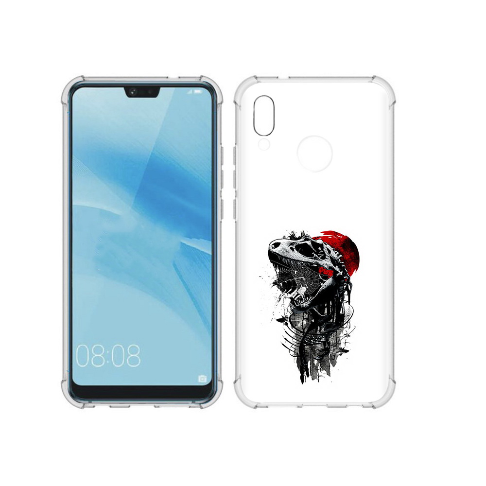 

Чехол MyPads Tocco для Huawei P20 Lite вымерший динозавр (PT130405.51.284), Прозрачный, Tocco