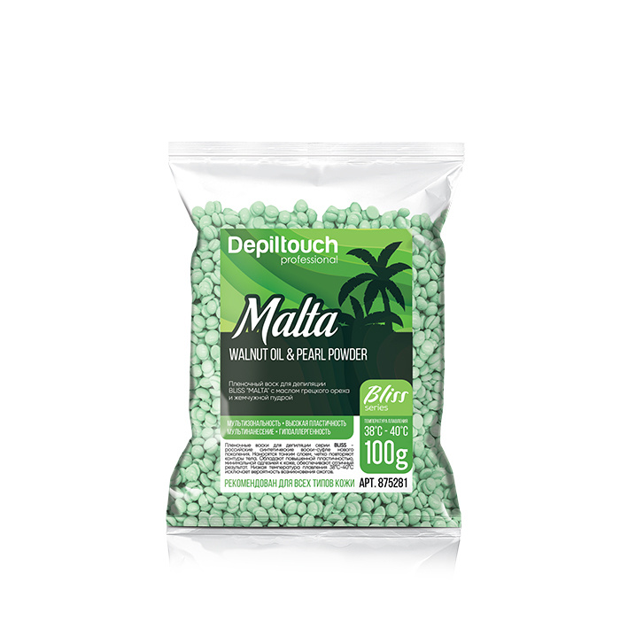 

Воск в гранулах Depiltouch Professional MALTA серии BLISS, 100 гр, 875281