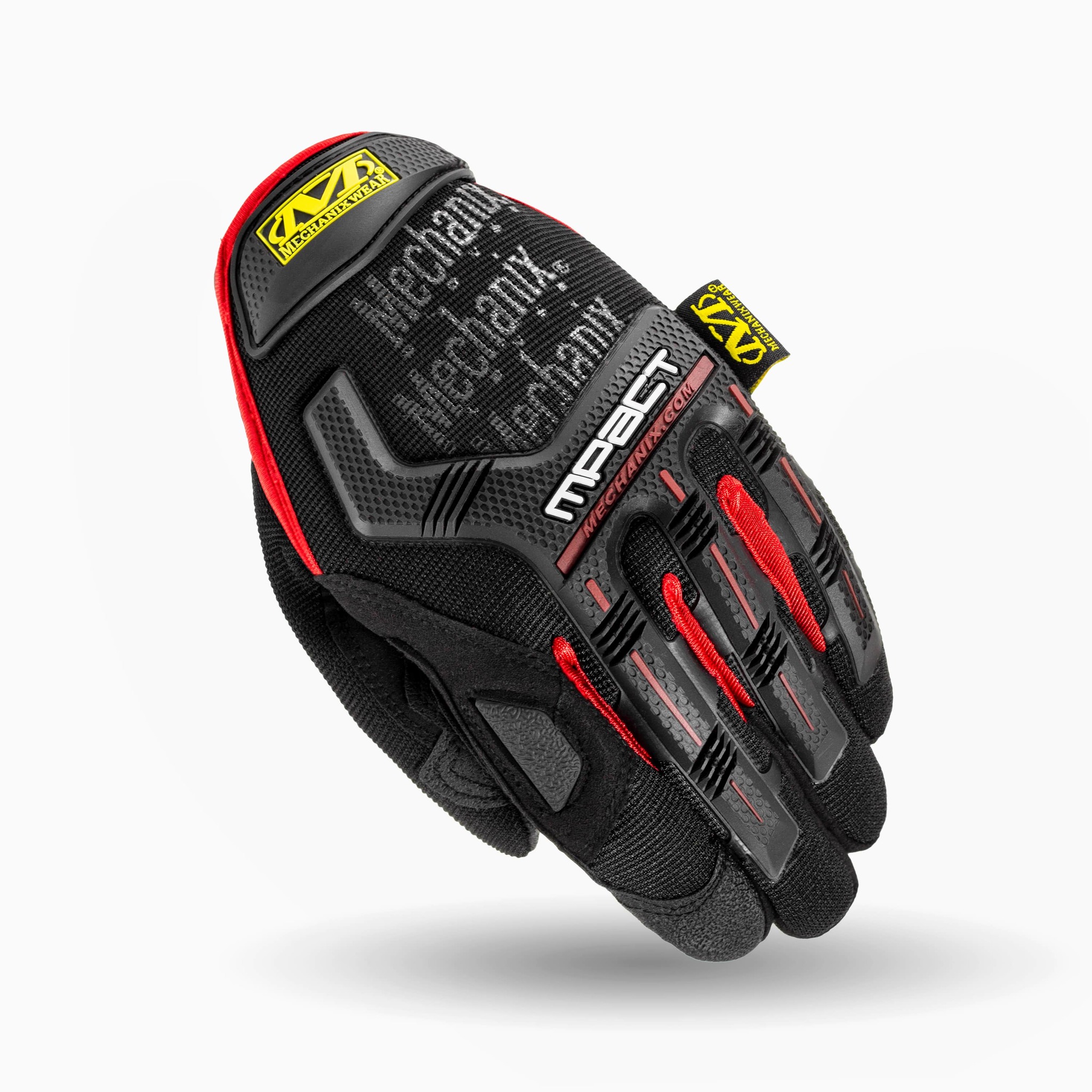 фото Перчатки mechanix m-pact (чёрные, красные) mechanix wear