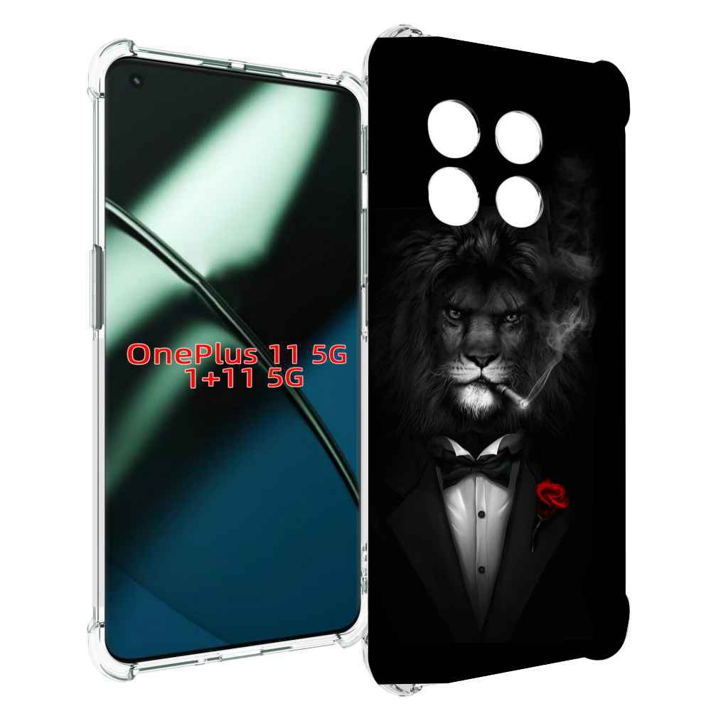 

Чехол MyPads лев-в-темноте-с-сигаретой мужской для OnePlus 11, Прозрачный, Tocco