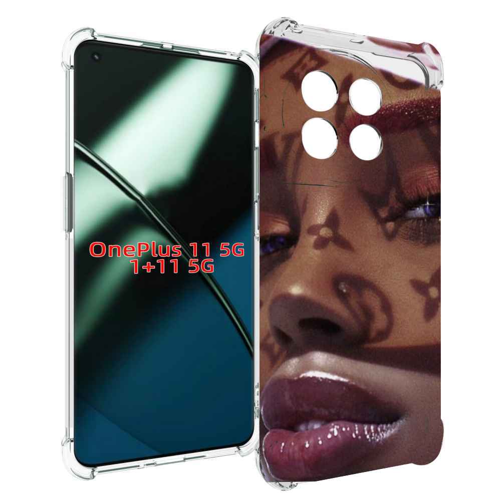 

Чехол MyPads лицо девушки тень женский для OnePlus 11, Прозрачный, Tocco