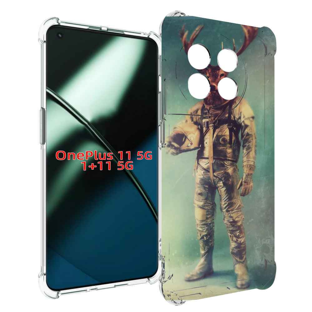 

Чехол MyPads лось космонавт для OnePlus 11, Прозрачный, Tocco