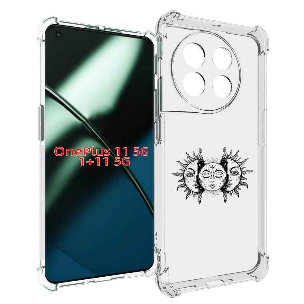 

Чехол MyPads луна-в-солнце для OnePlus 11, Прозрачный, Tocco