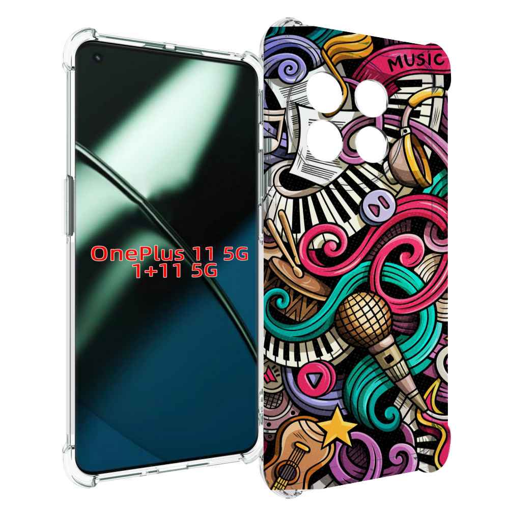 

Чехол MyPads любимая-музыка для OnePlus 11, Прозрачный, Tocco