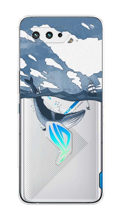 

Чехол на Asus ROG Phone 5/5s "Большой кит", Синий, 44550-1