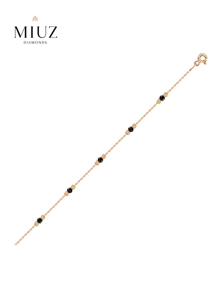 Браслет из золота р.20 MIUZ Diamonds B2042-LIO-0071-R, оникс