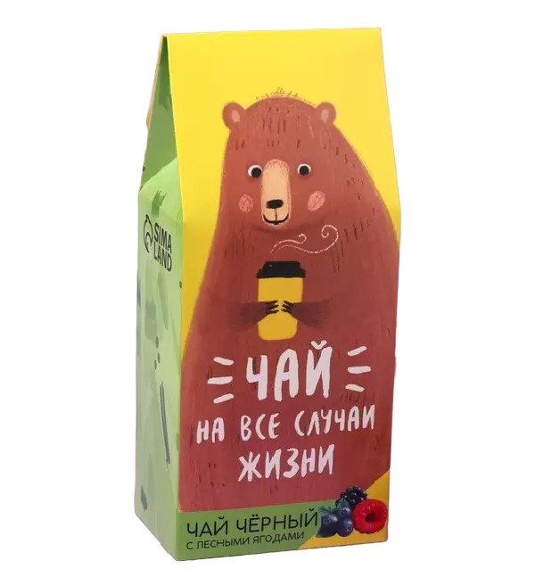 

Фабрика счастья Чай черный На все случаи жизни, вкус: лесные ягоды, 100 г.