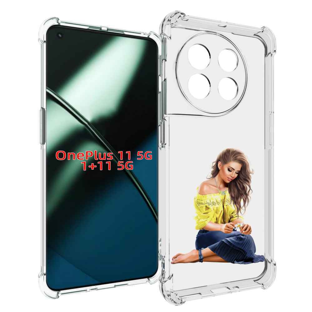 

Чехол MyPads миленькая-девочка женский для OnePlus 11, Прозрачный, Tocco