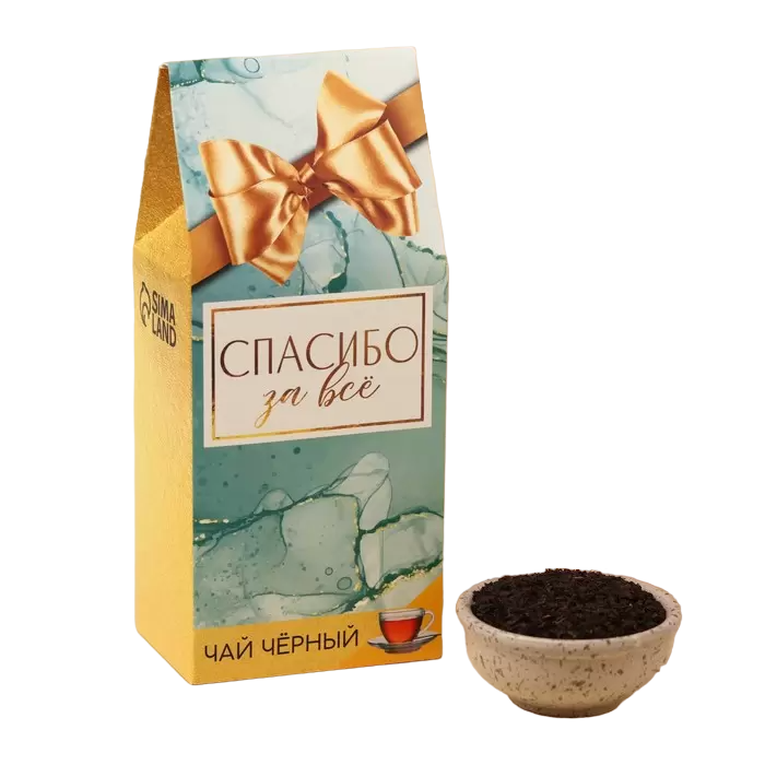 Фабрика счастья Чай черный Спасибо, 100 г.