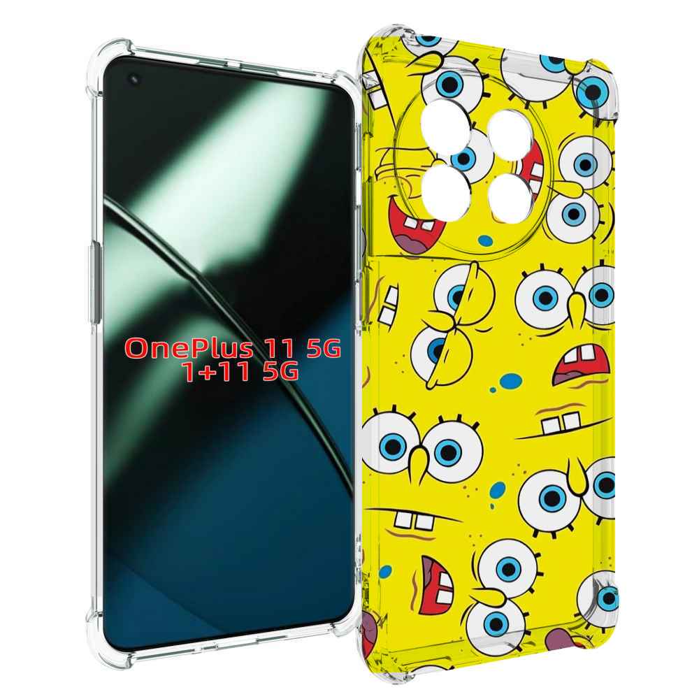 

Чехол MyPads много-спанч-боба для OnePlus 11, Прозрачный, Tocco