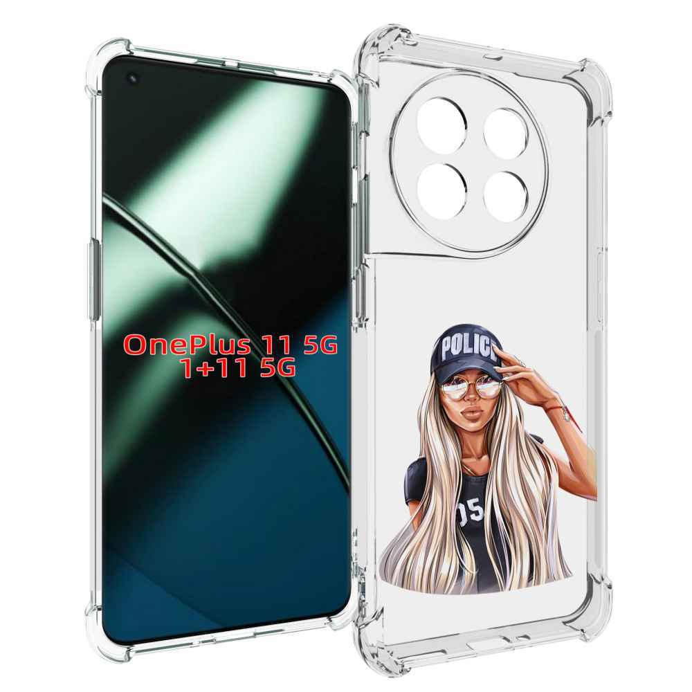 

Чехол MyPads модная-девушка-арт женский для OnePlus 11, Прозрачный, Tocco