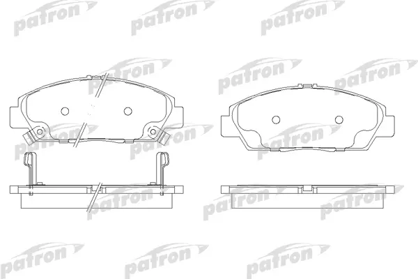 

Тормозные колодки PATRON дисковые PBP904