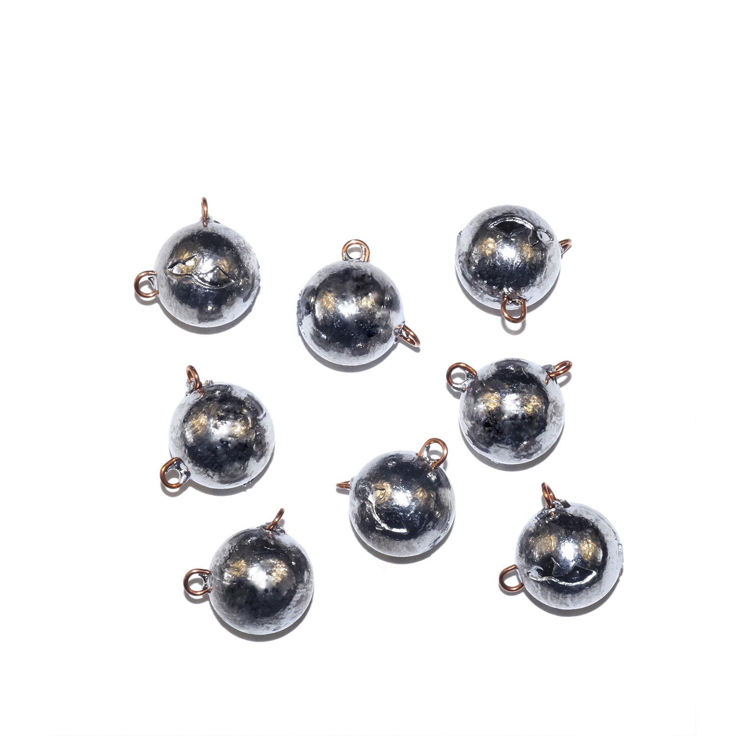 

Грузила Cargo Чебурашка разв. ухо 36г 20шт, Серебристый, Чебурашка развернутое ухо