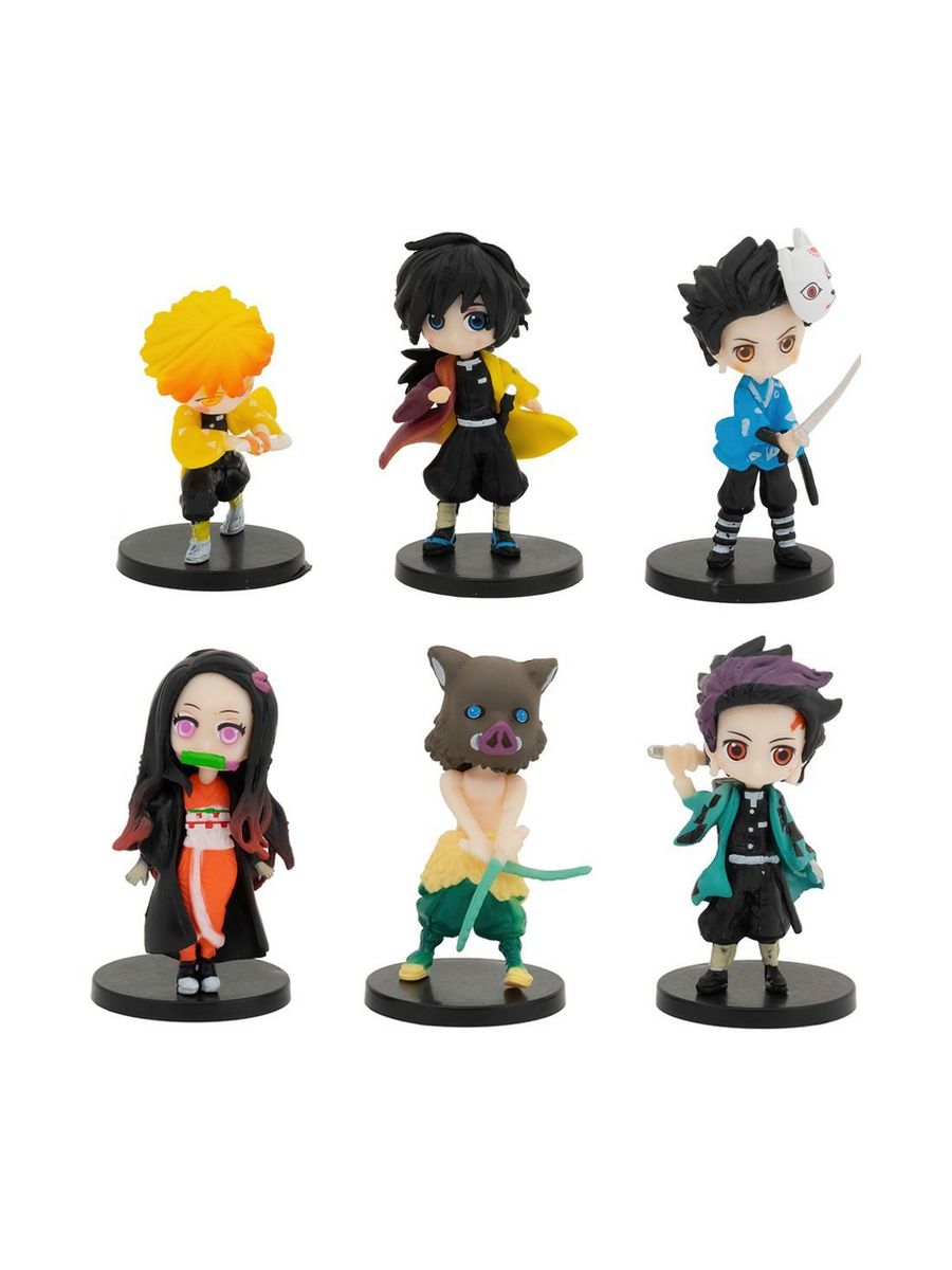 

Набор фигурок NoBrand Demon Slayer: Kimetsu no Yaiba: Tanjiro; Zenitsu; Nezuko