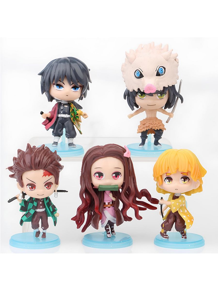 

Набор фигурок NoBrand Demon Slayer: Kimetsu no Yaiba: Tanjiro; Zenitsu; Nezuko