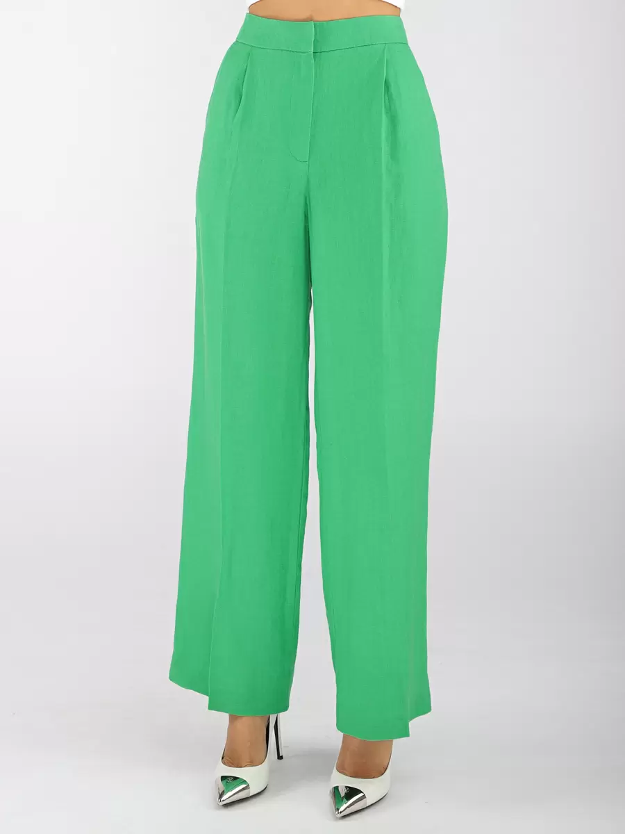 

Брюки женские EQmoda 17154 401081-4 зеленые 40, SQ69167