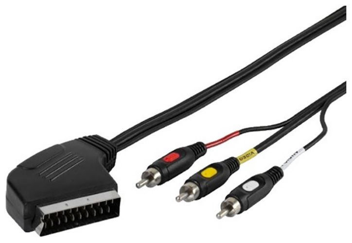 

Кабель Vivanco 47018.47/40 50 SCART - 3xRCA 5.0м Black, Черный, 47018.47/40 50 SCART<->3xRCA 5.0м