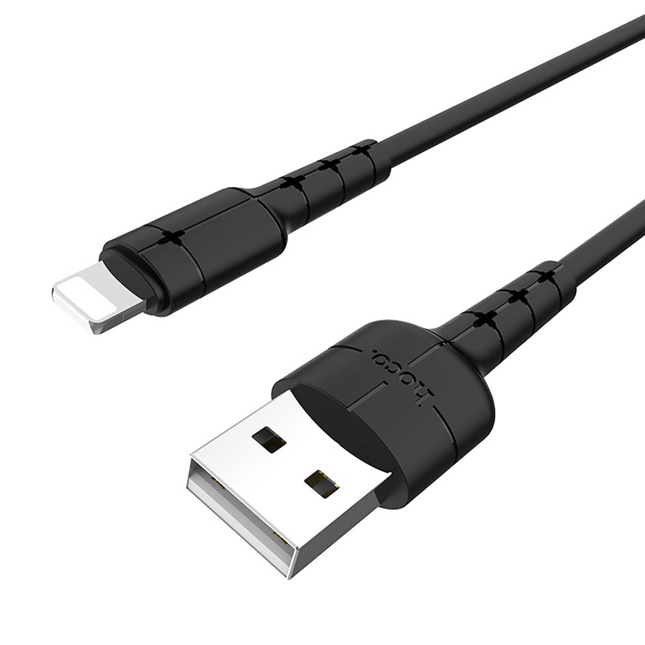 фото Кабель hoco ra5, usb 8-pin, 2a black (ут000022078)