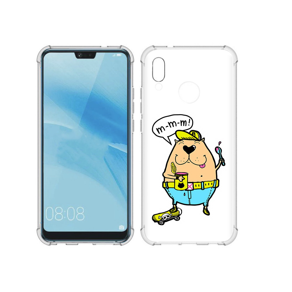 

Чехол MyPads Tocco для Huawei P20 Lite Бобр (PT130405.51.30), Прозрачный, Tocco