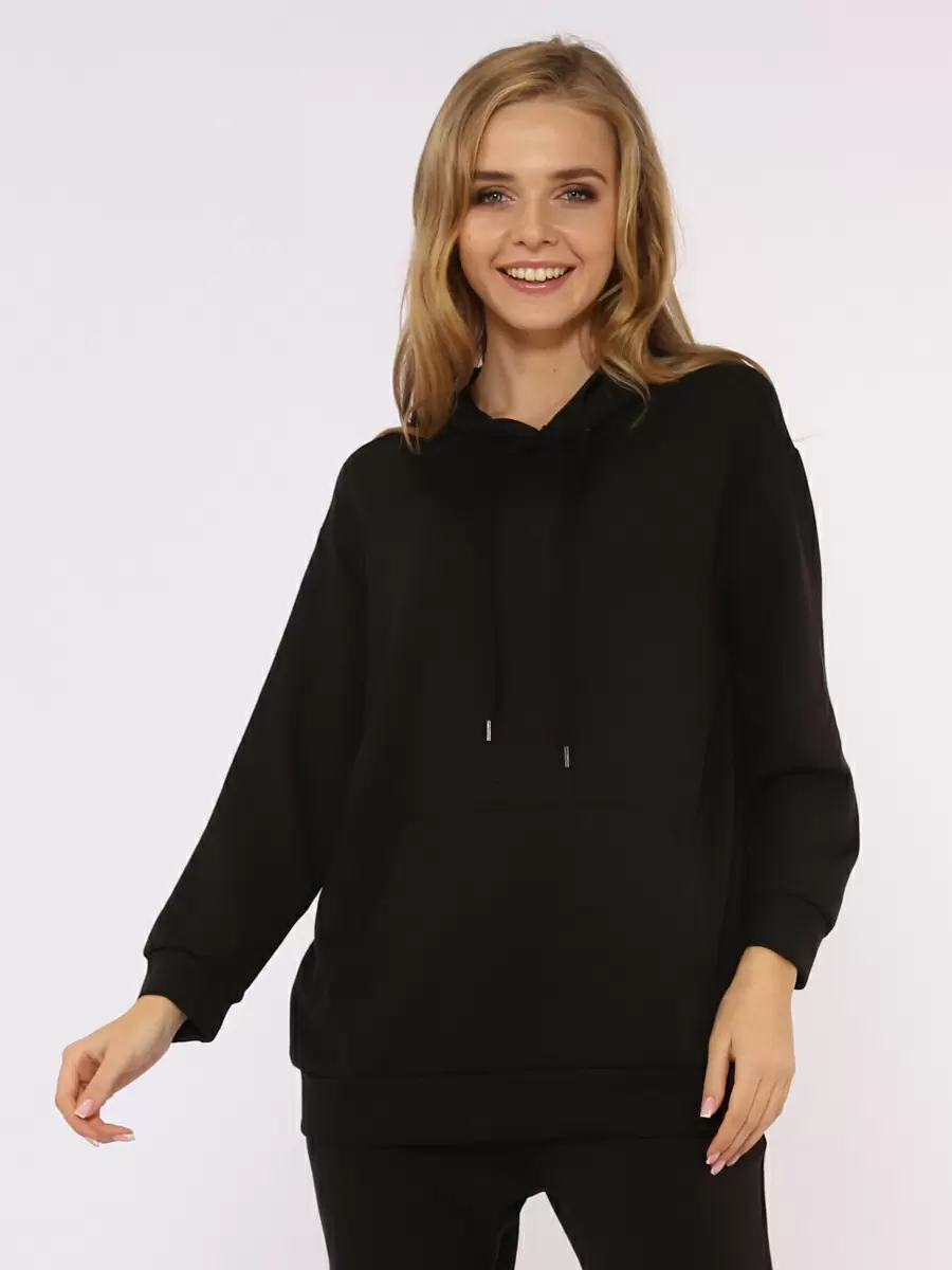 

Толстовка женская JOHN FRANK WJFHST04-CNIC LONG BLACK черная M/L, SQ70927