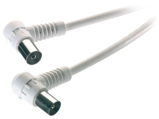 фото Кабель vivanco 48035.48/20 50ww coax - coax 5.0м white