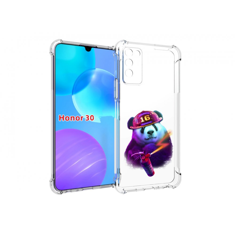 

Чехол MyPads Яркая панда детский для Huawei Honor 30 Lite, Tocco