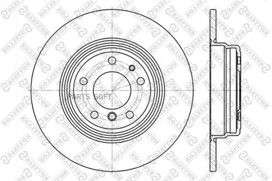 

Тормозной диск Stellox комплект 1 шт. 60201533SX