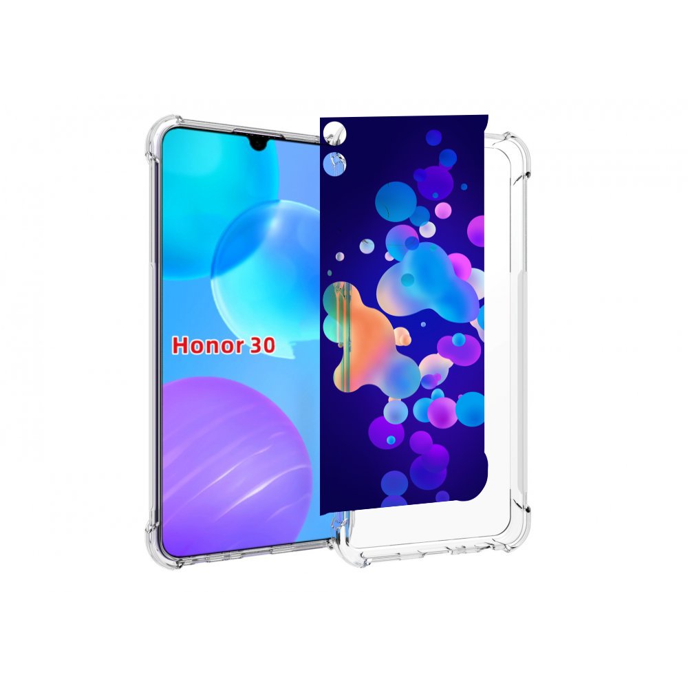 

Чехол MyPads абстрактные-пузырьки для Huawei Honor 30 Lite, Tocco