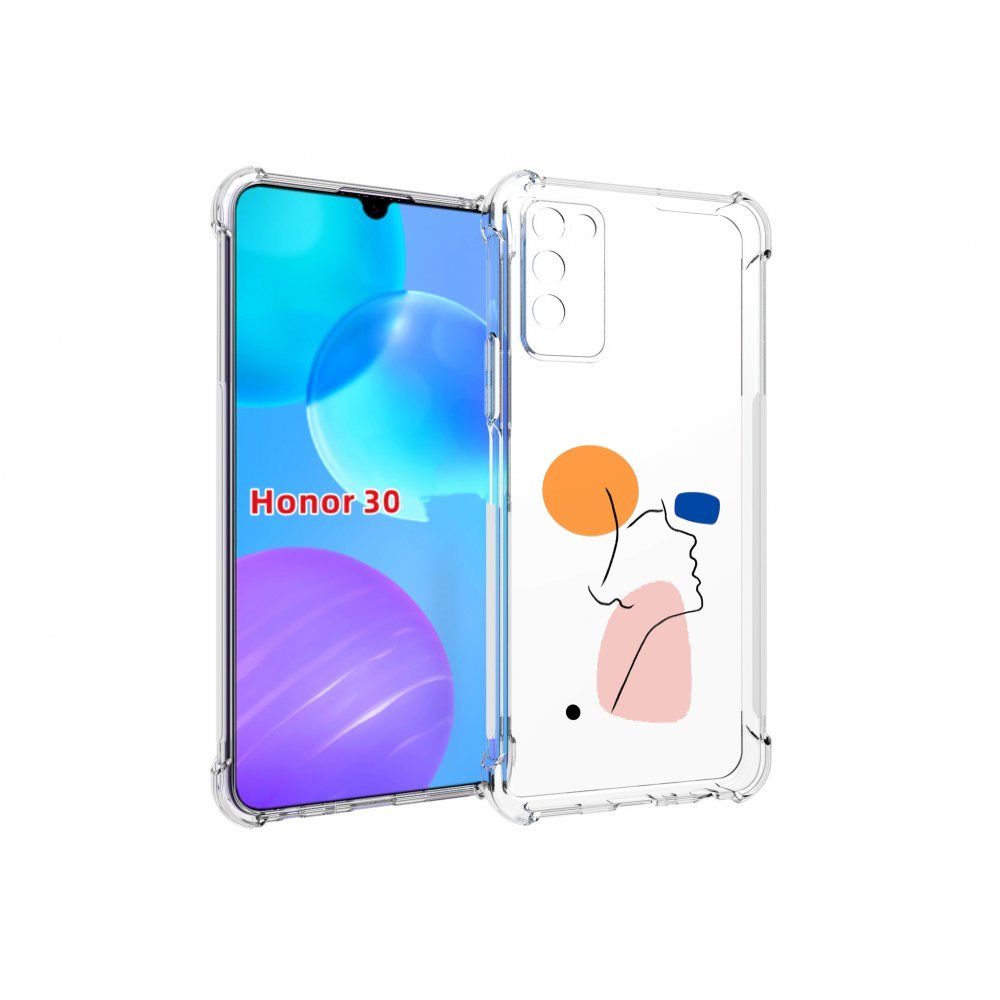 

Чехол MyPads абстракция девушки женский для Huawei Honor 30 Lite, Tocco