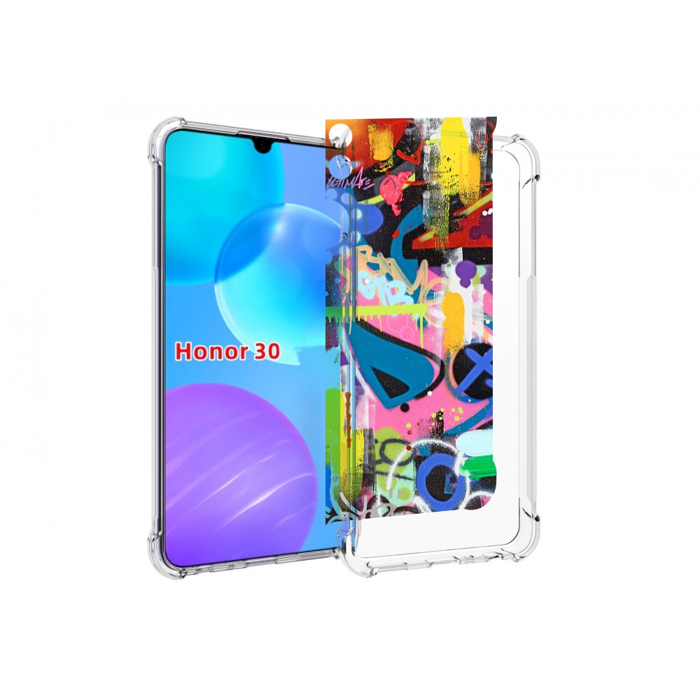

Чехол MyPads абстракция-графити для Huawei Honor 30 Lite, Tocco