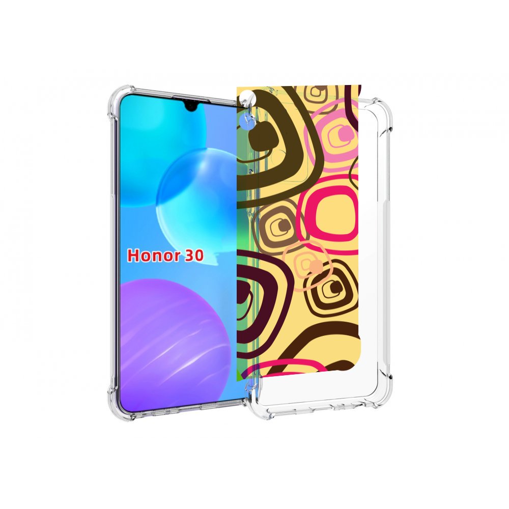 

Чехол MyPads абстракция-на-желтом-фоне для Huawei Honor 30 Lite, Tocco