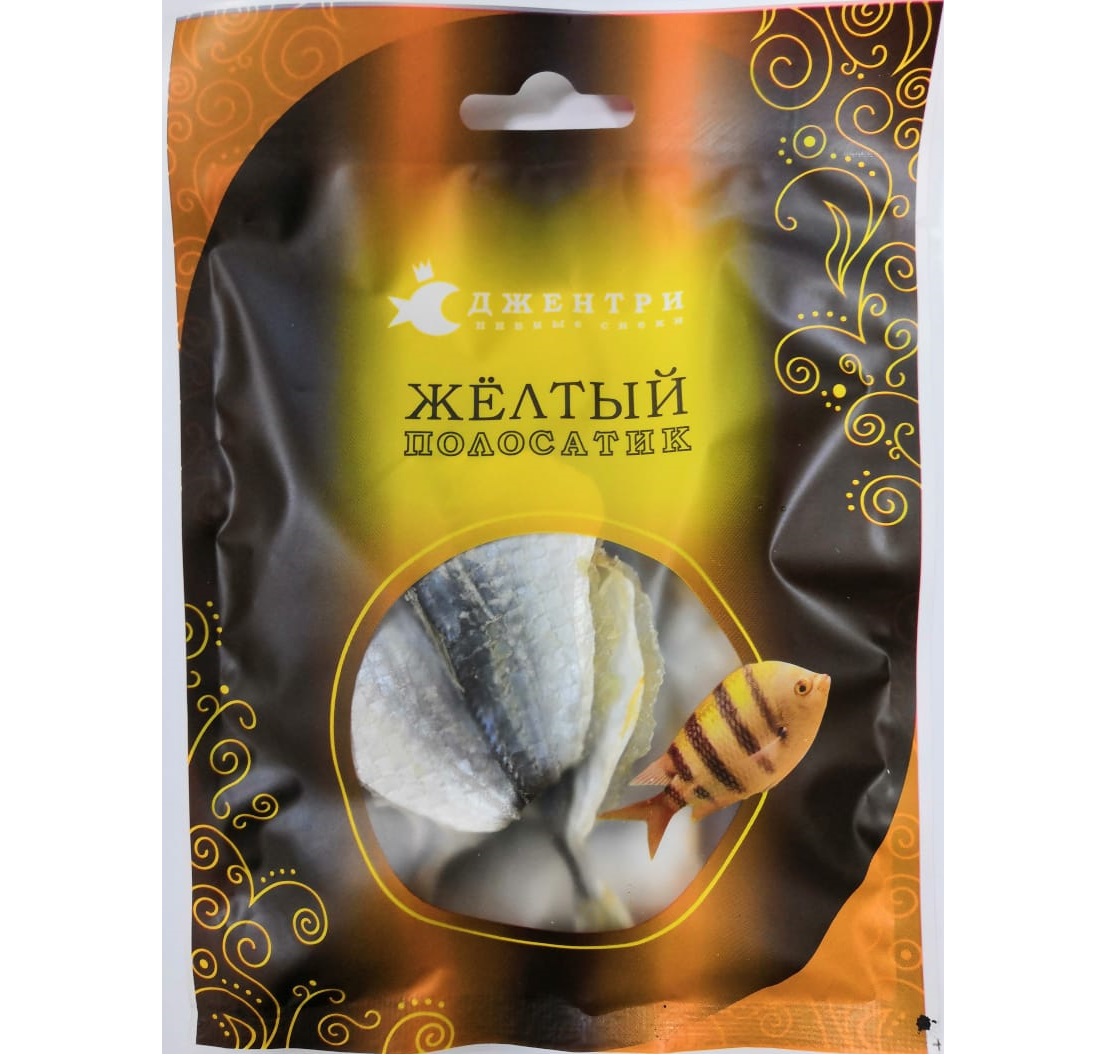 

Желтый полосатик Джентри сушеный спинки 36 г
