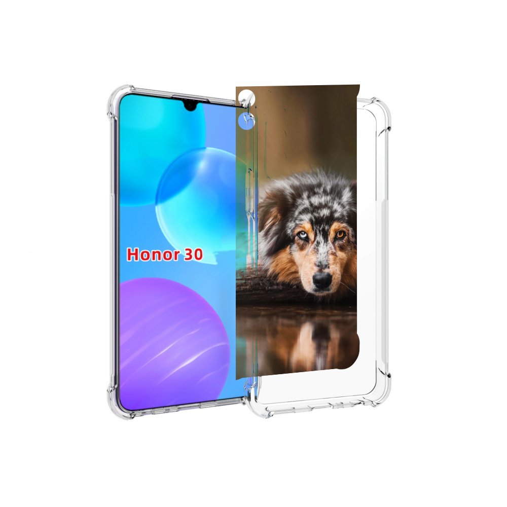 

Чехол MyPads австралийская овчарка для Huawei Honor 30 Lite, Tocco