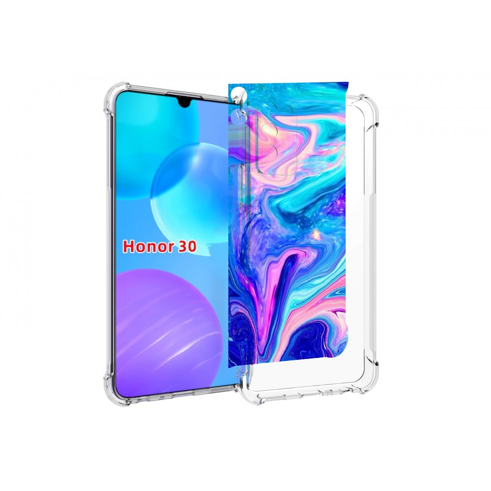 

Чехол MyPads акварельные-краски для Huawei Honor 30 Lite, Tocco