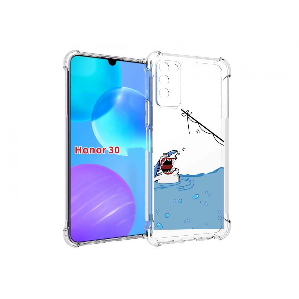 

Чехол MyPads акула-рисунок для Huawei Honor 30 Lite, Tocco
