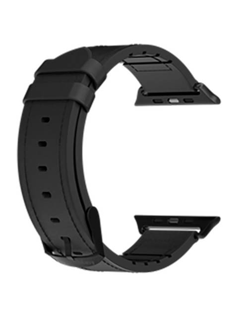 Ремешок SwitchEasy для Apple Watch 38-40-41mm Hybrid Leather Black GS-107-185-274-11