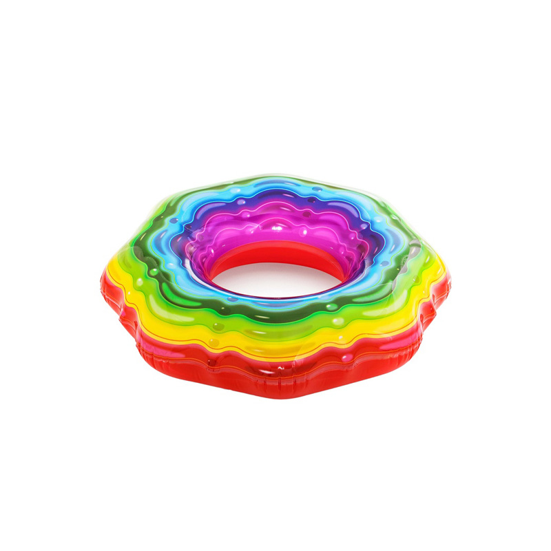 

Надувной круг для плавания Bestway Rainbow Ribbon, 115 см, 1 шт, Разноцветный