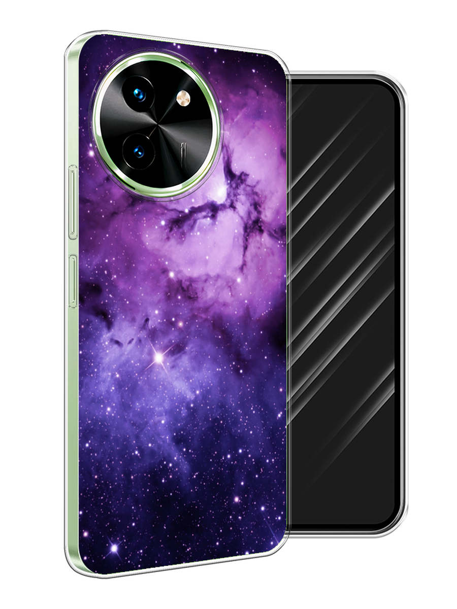 

Чехол Awog на Vivo T3x/Y38 5G "Космос 18", Фиолетовый;черный;белый, 2610750-1