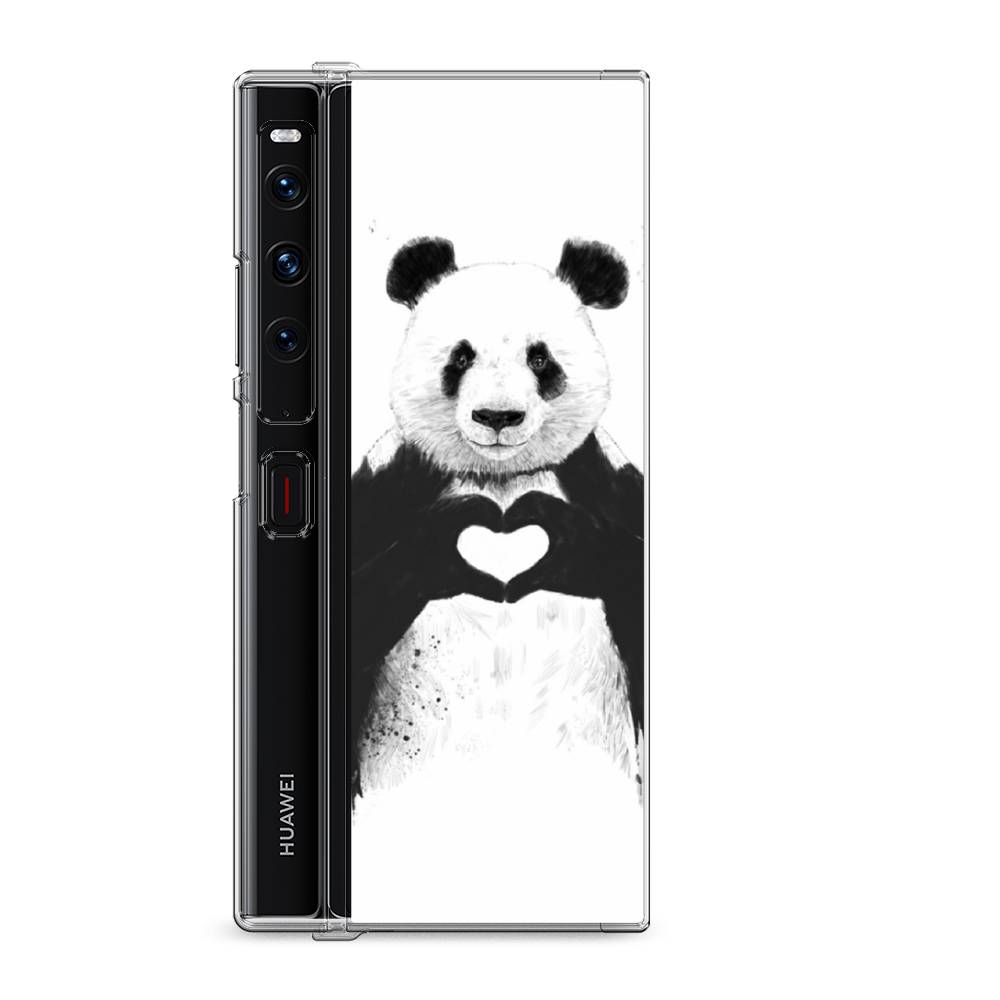 

Силиконовый чехол "Панда love" на Huawei Mate Xs 2 / Хуавеи Мате Xs 2