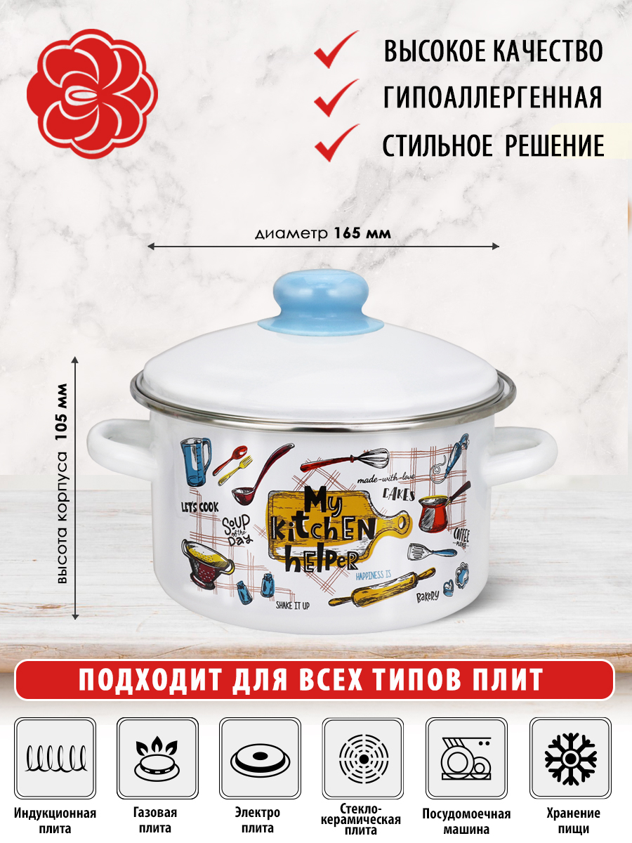 Набор из двух тарелок белого цвета из коллекции kitchen spirit, 21 см