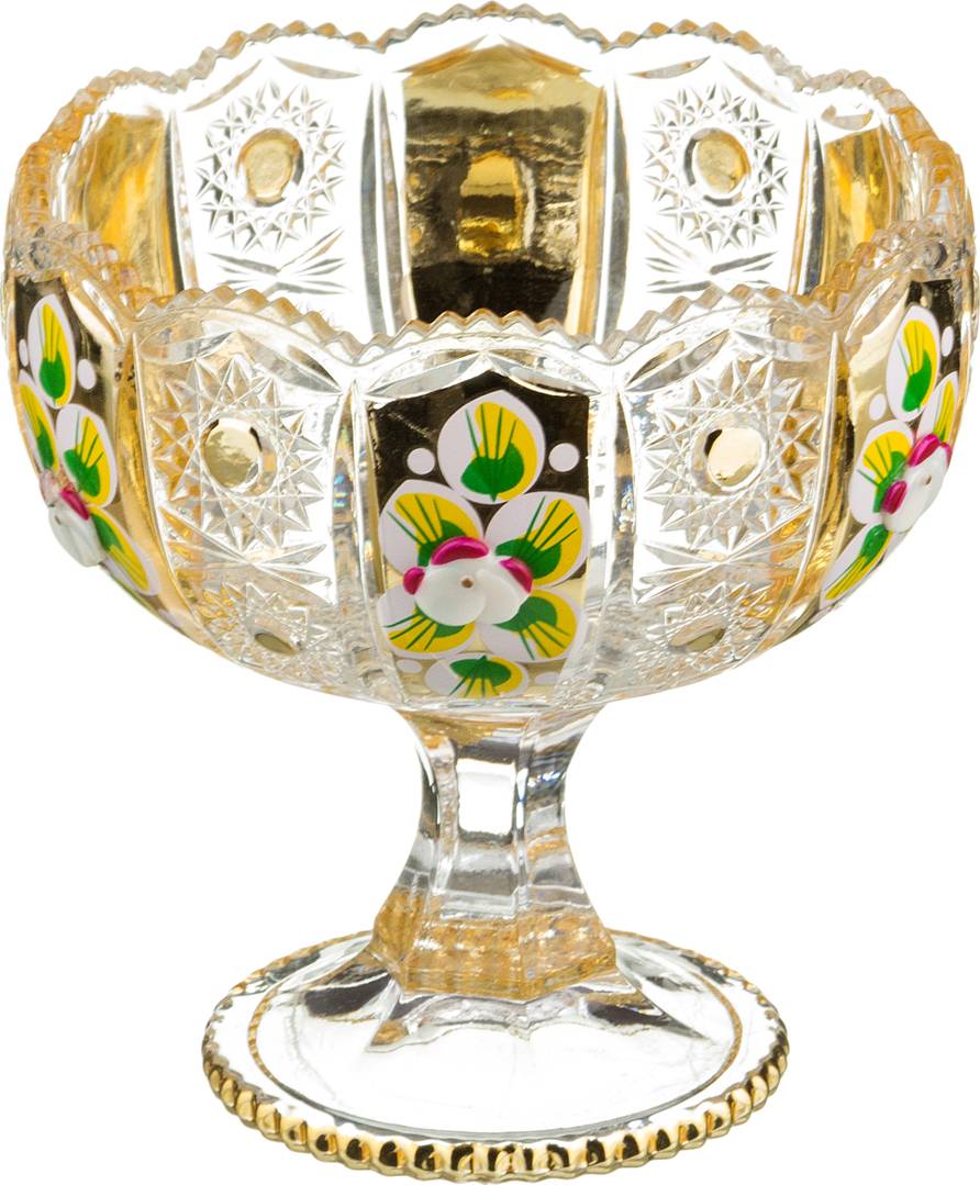 

Набор из 6 штук Конфетница на ножке Lefard Gold glass 12.5х12.5х13см стекло 195-109_, Разноцветный