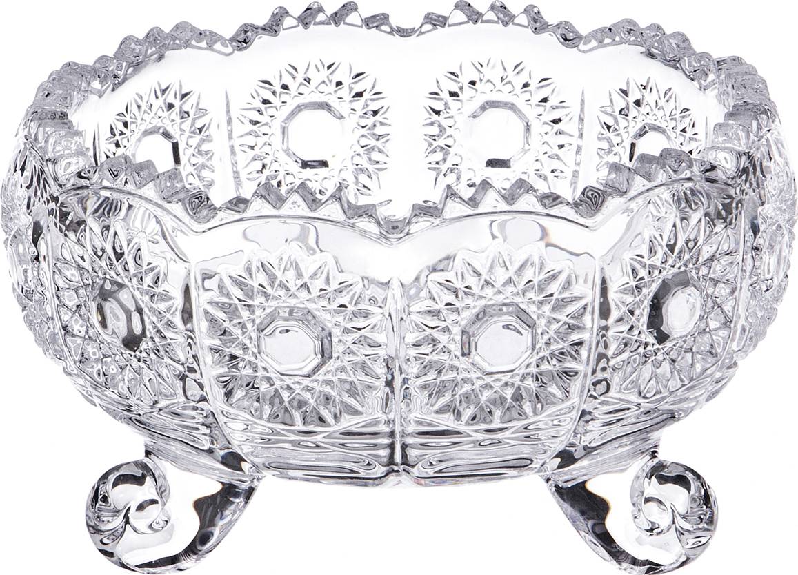 

Конфетница Lefard Muza crystal 11х11х7см стекло 195-130_, Прозрачный