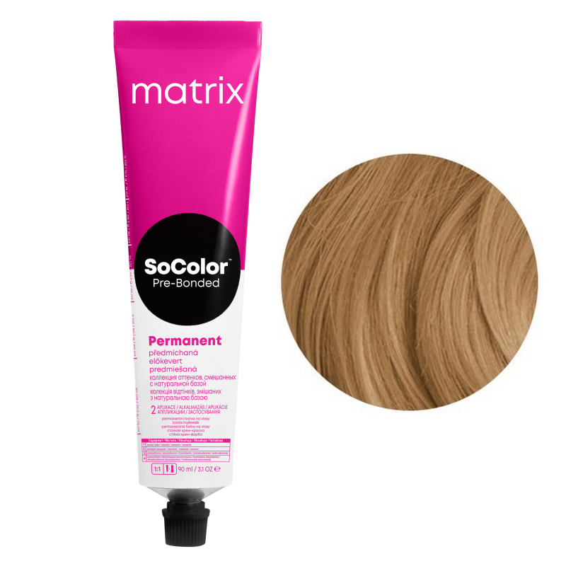 Перманентная краска Matrix Socolor 7W тёплый блондин, 90 мл