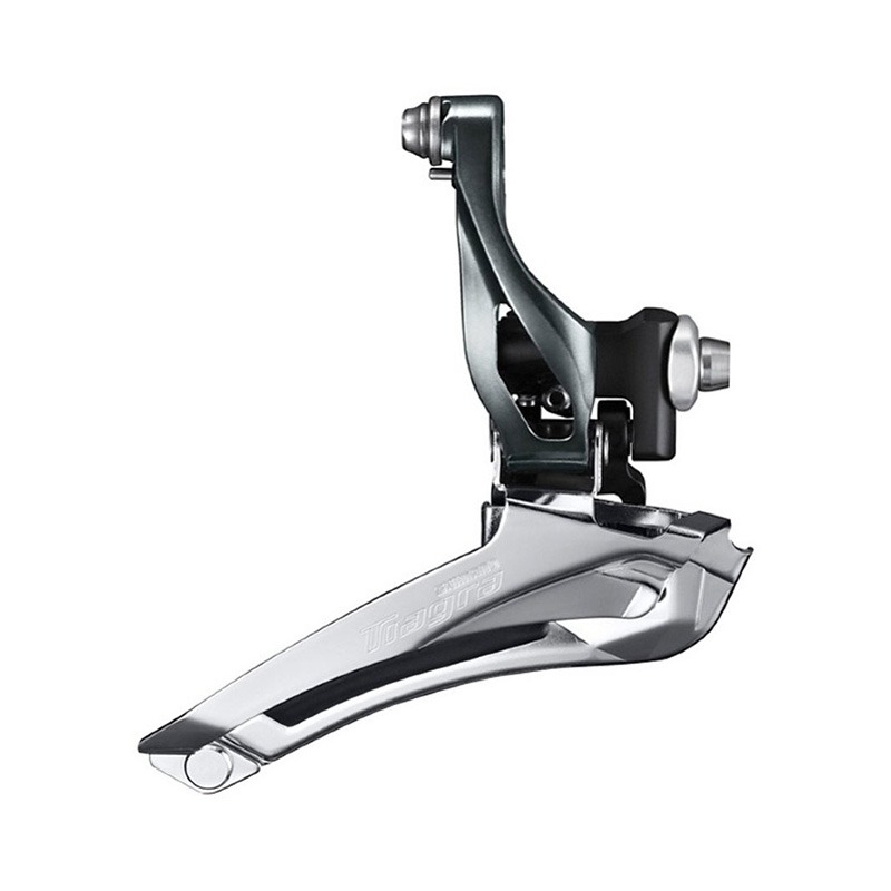 

Переключатель передний Shimano Tiagra FD-4700 Front Derailleur/2x10-Sp. На упор/Brazed-On, Серебристый;черный