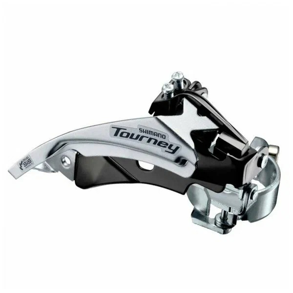 

Переключатель передний Shimano Tourney 3x6/7-Sp. Front Derailleur FD-TY500/Top Swing/Двуст, Серебристый;черный, Tourney 3x6/7-Speed Front Derailleur FD-TY500