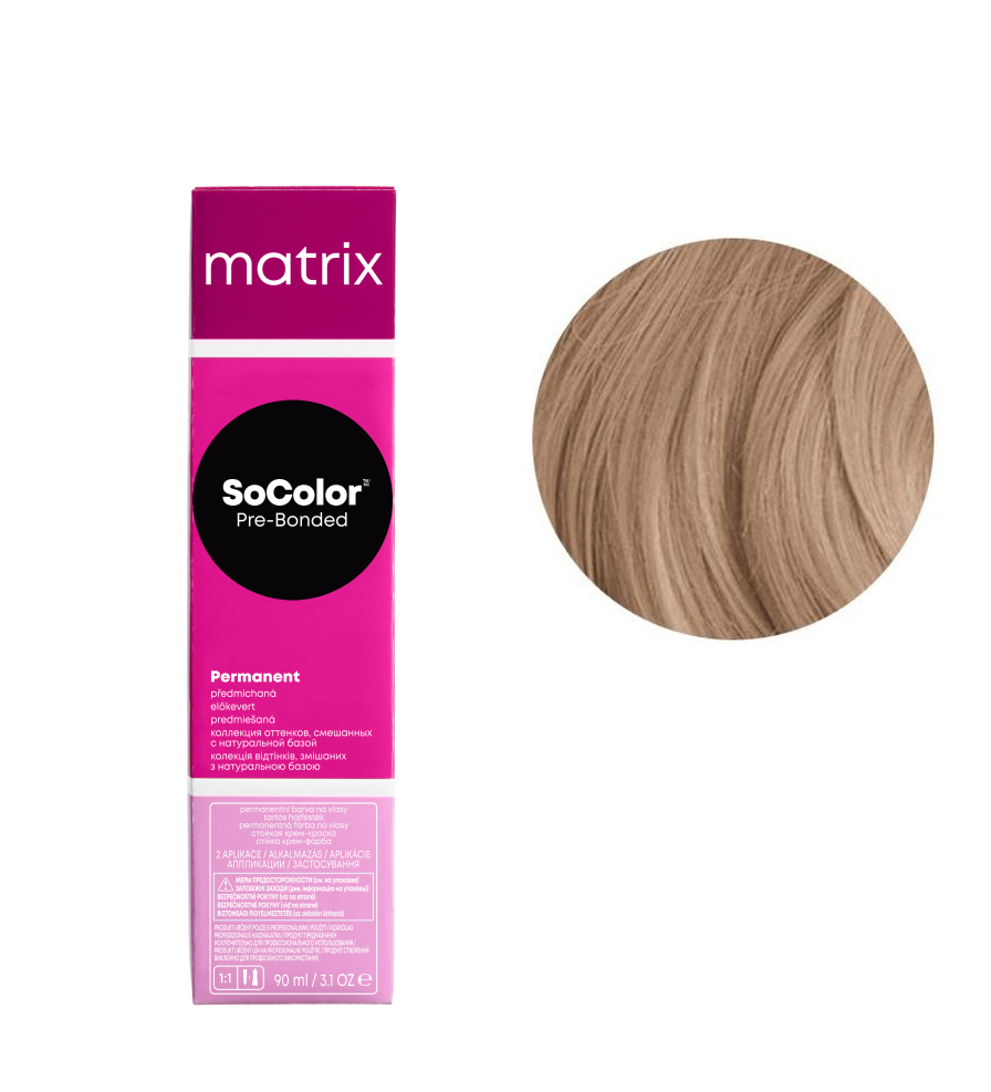 Крем-краска Matrix SoColor Pre-Bonded 9M очень светлый блондин мокка 90 мл контрольные задания для закрепления знаний по русскому языку 4 класс