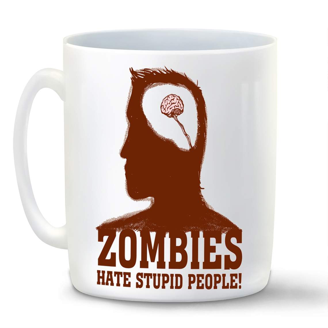 

Кружка CoolPodarok Прикол Мозг Zombies
