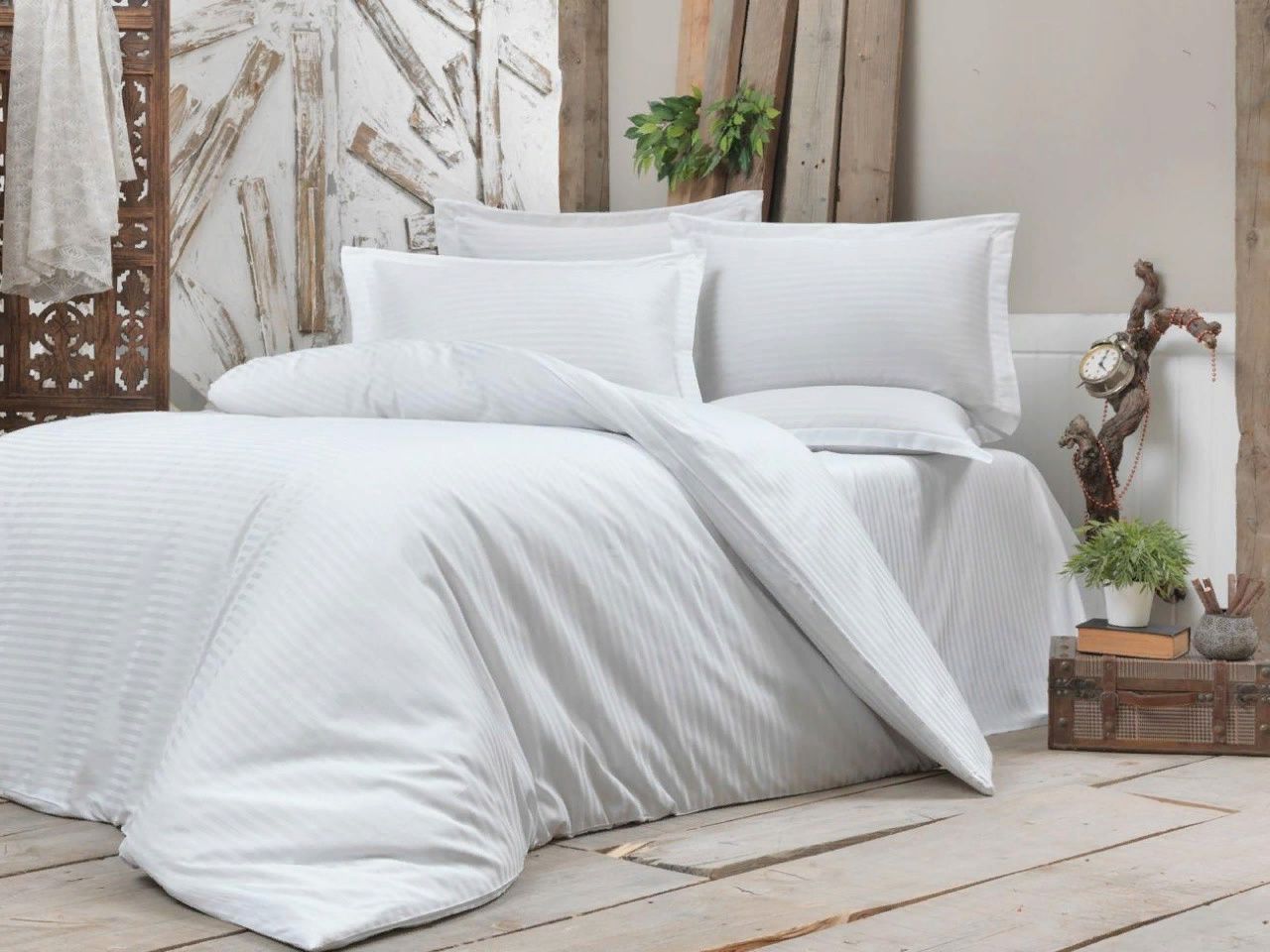 

Простыня Maktex из страйп-сатина на резинке 200x240x40 Белый Люкс 3х3, из страйп-сатина на резинке 200 х 240 х 40